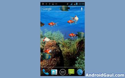 Aplikasi Wallpaper Bergerak Android Gratis Gambar Aquarium Live wallpaper