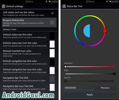 Cara Gonta Ganti Warna Status Bar Android dengan Aplikasi Tinted Status Bar Apk
