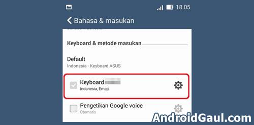 Cara Merubah Keyboard Qwerty jadi ABC di Android melalui Pengaturan Input