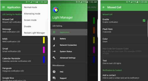 Download Light Manager - LED Settings Apk Aplikasi Lampu LED Depan Android Warna-Warni
